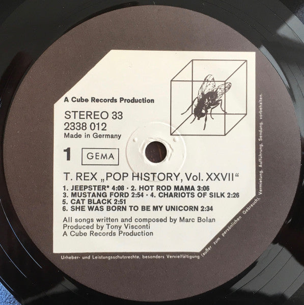 T. Rex - Pop History Vol 27 (LP Tweedehands)