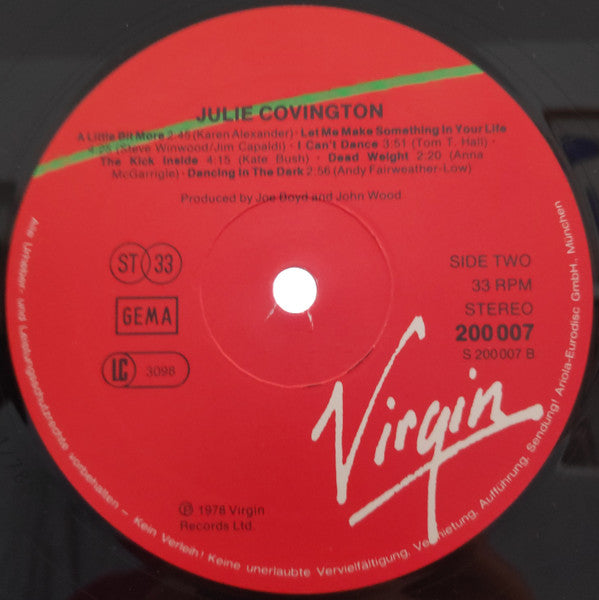 Julie Covington - Julie Covington (LP Tweedehands)