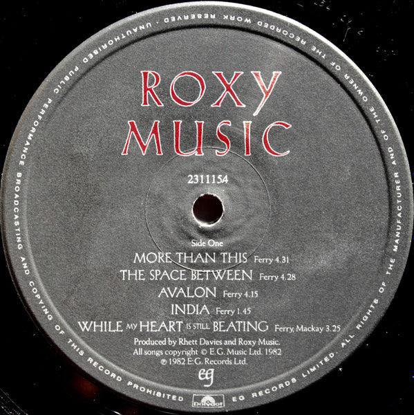 Roxy Music - Avalon (LP Tweedehands)