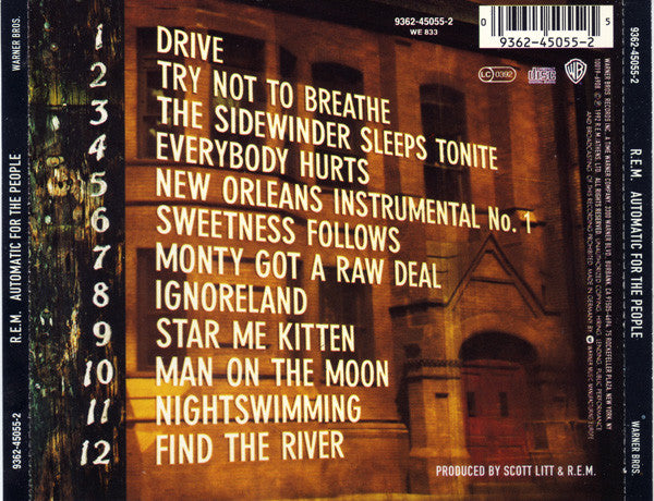 R.E.M. - Automatic For The People (CD Tweedehands)