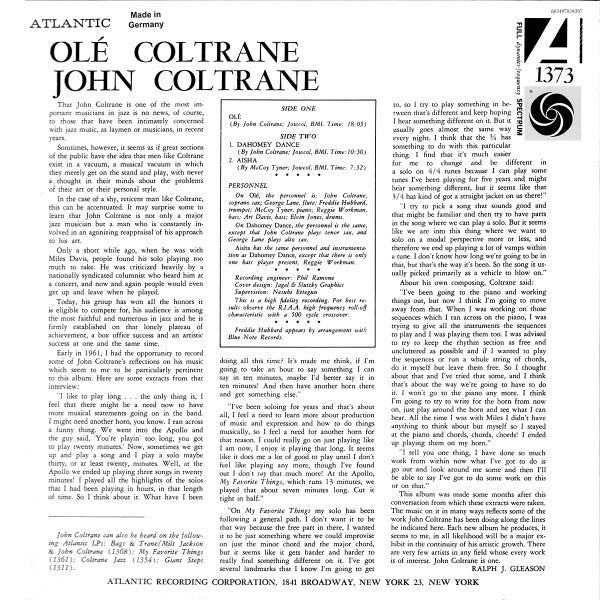 John Coltrane - Olé Coltrane (LP) - Discords.nl