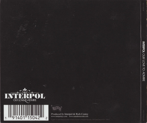 Interpol - Our Love To Admire (CD) - Discords.nl