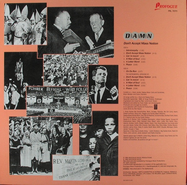 D.A.M.N. ‎– Don't Accept Mass Notion D.A.M.N. - Don't Accept Mass Notion (LP Tweedehands) | Discords.nl