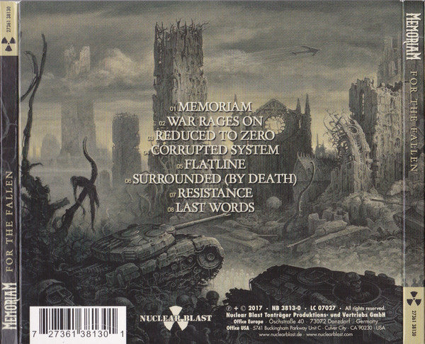 Memoriam - For The Fallen (CD)