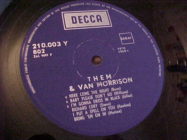 Them Avec Van Morrison - Them Avec Van Morrison (LP Tweedehands)