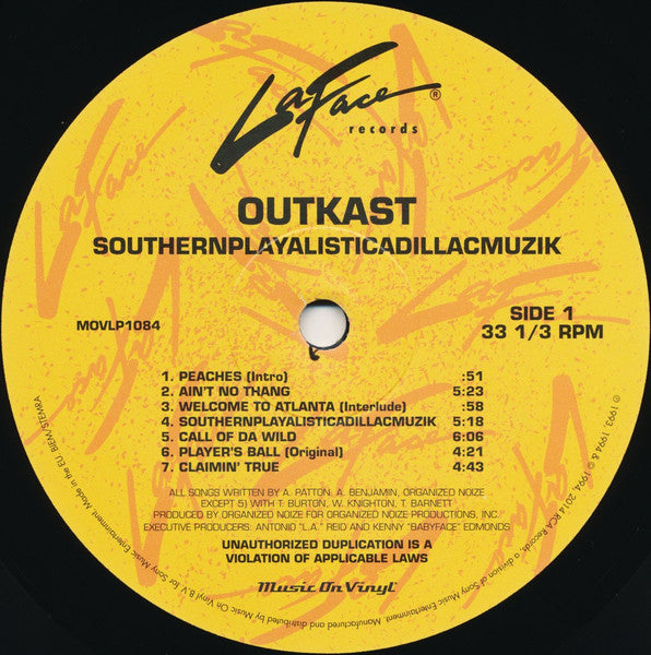 OutKast - Southernplayalisticadillacmuzik (LP Tweedehands)