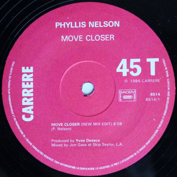 Phyllis Nelson - Move Closer (12" Tweedehands)