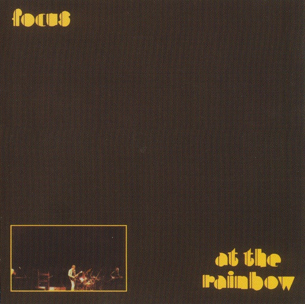 Focus (2) - At The Rainbow (CD)