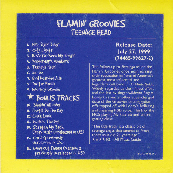 Flamin' Groovies, The - Teenage Head (CD Tweedehands) - Discords.nl