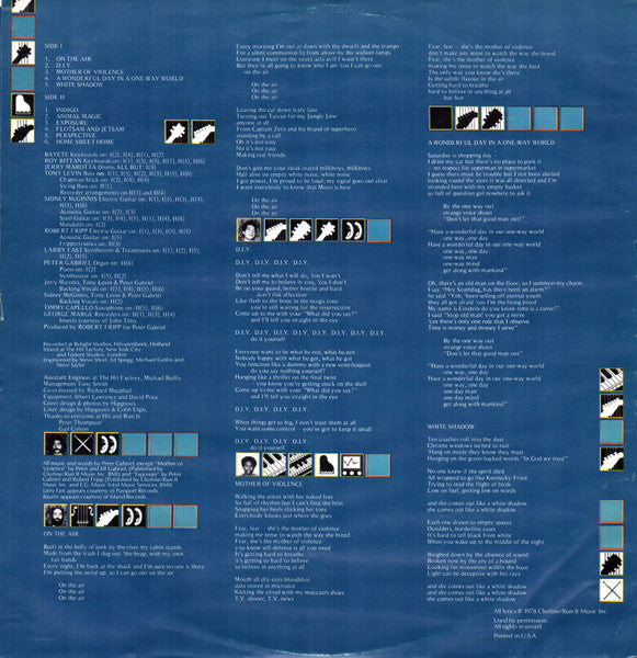 Peter Gabriel - Peter Gabriel (LP Tweedehands)