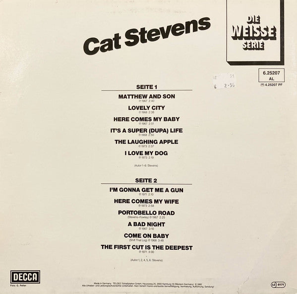 Cat Stevens - Untitled (LP Tweedehands)