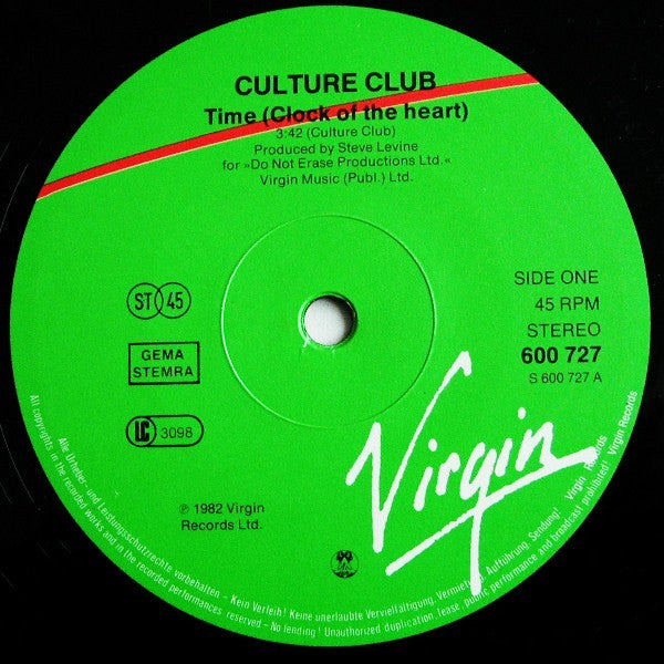 Culture Club - Time (Clock Of The Heart) (12" Tweedehands)