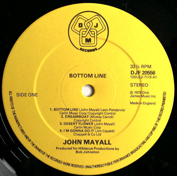 John Mayall - Bottom Line (LP Tweedehands)