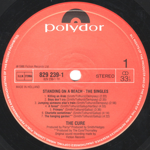 Cure, The - Standing On A Beach - The Singles (LP Tweedehands)