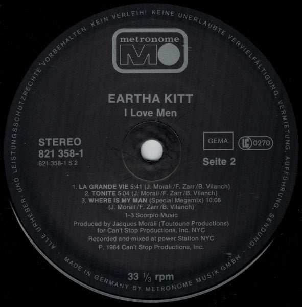 Eartha Kitt - I Love Men (LP Tweedehands)