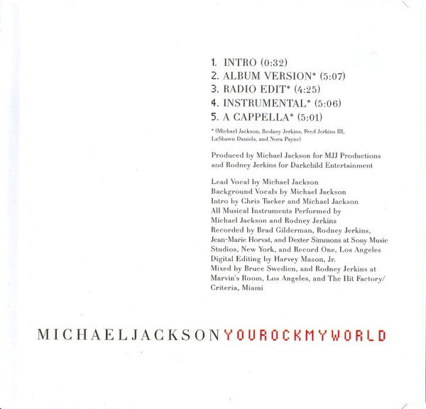 Michael Jackson - You Rock My World (CD Tweedehands) - Discords.nl