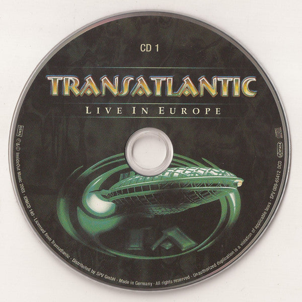 TransAtlantic - Live In Europe (CD)