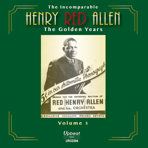 Henry 'red' Allen - Incomparable henry red allen (CD) - Discords.nl
