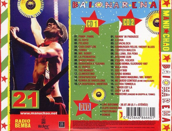 Radio Bemba Sound System - Manu Chao - Baionarena (CD Tweedehands) - Discords.nl