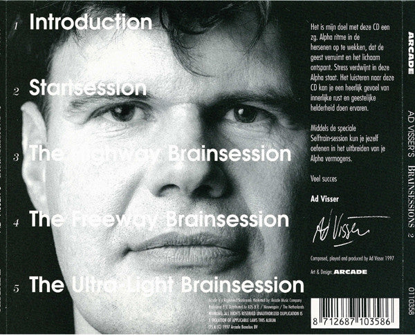 Ad Visser - Brainsessions 2 (CD)