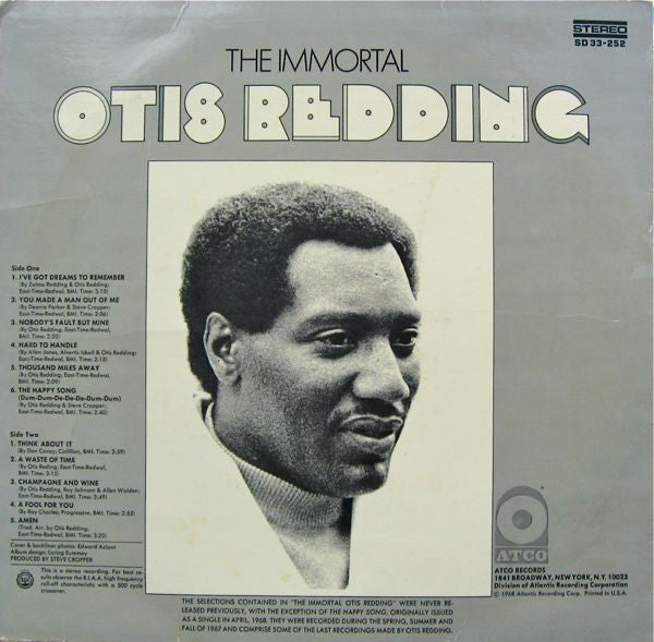 Otis Redding - The Immortal Otis Redding (LP Tweedehands) - Discords.nl