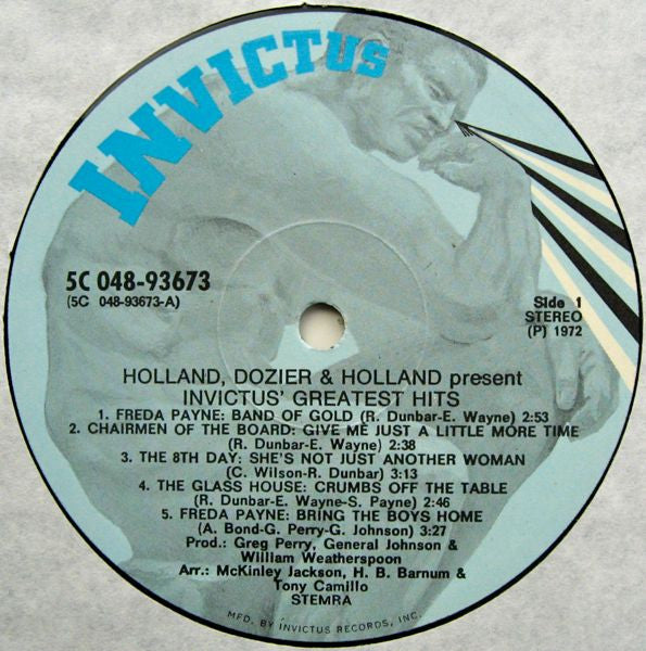 Various - Holland, Dozier & Holland Present: Invictus' Greatest Hits (LP Tweedehands)