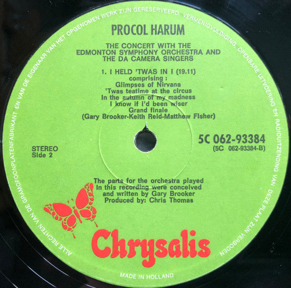 Procol Harum In Concert With The Edmonton Symphony Orchestra - Live (LP Tweedehands)