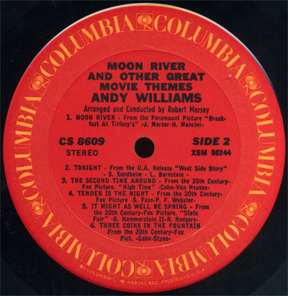 Andy Williams - Moon River And Other Great Movie Themes (LP Tweedehands)