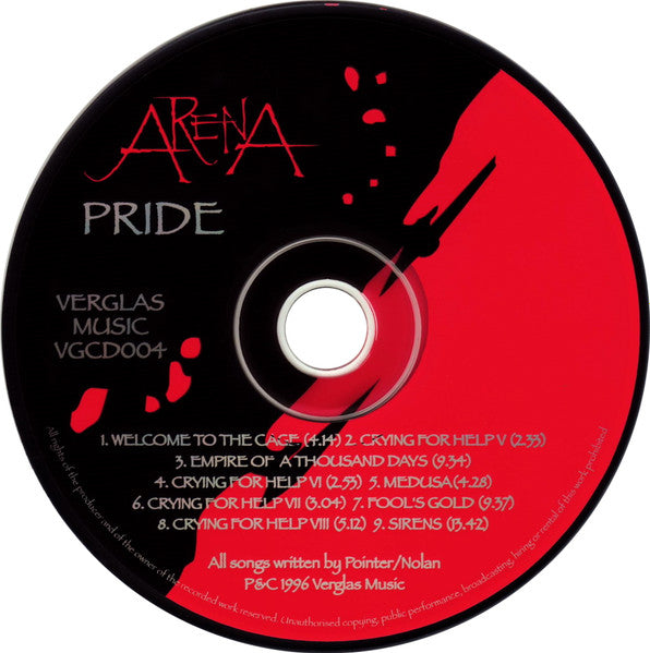 Arena - Pride (CD Tweedehands)