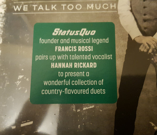 Francis Rossi ⋆ Hannah Rickard - We Talk Too Much (CD Tweedehands)