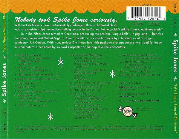 Spike Jones - Let's Sing A Song Of Christmas (CD) - Discords.nl