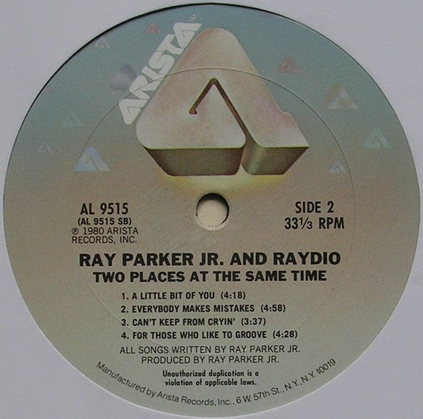 Ray Parker Jr. And Raydio - Two Places At The Same Time (LP Tweedehands) - Discords.nl