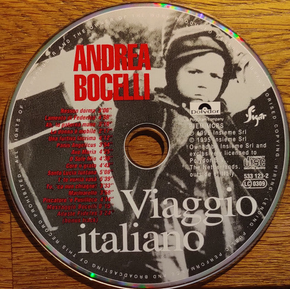 Andrea Bocelli - Viaggio Italiano (CD Tweedehands)