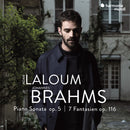 Adam Laloum -  Brahms piano sonata op. 5 / 7 fantasien op. 116 (CD) - Discords.nl
