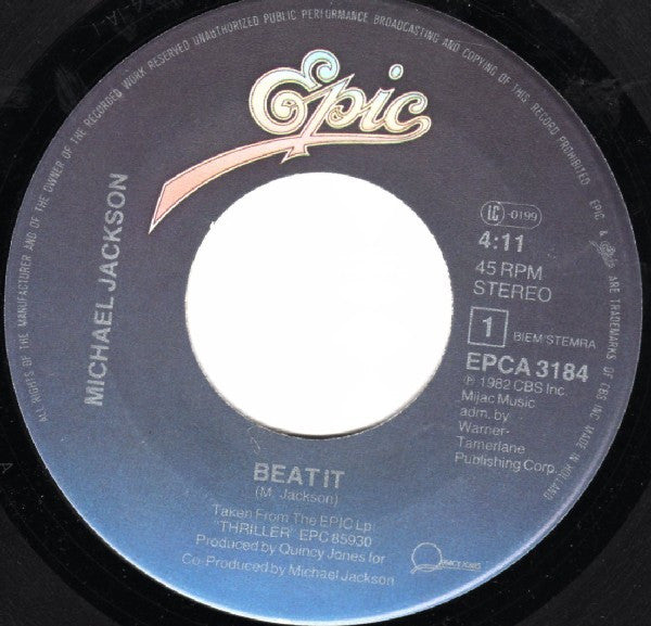 Michael Jackson - Beat It (7-inch Tweedehands)