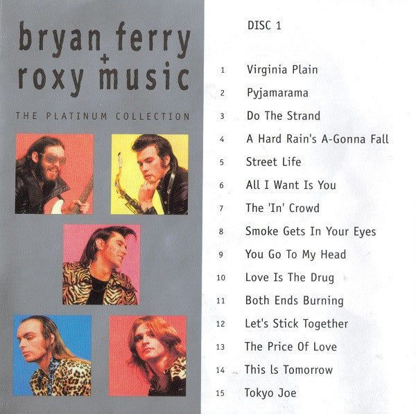 Bryan Ferry + Roxy Music - The Platinum Collection (CD)