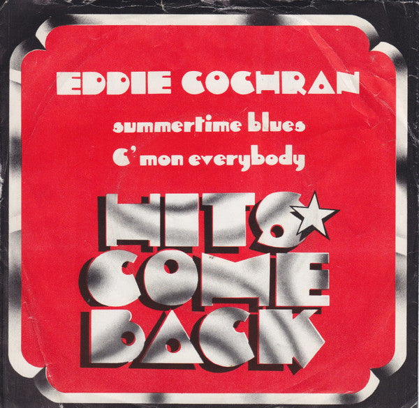 Eddie Cochran - Summertime Blues / C'Mon Everybody (7-inch Tweedehands)