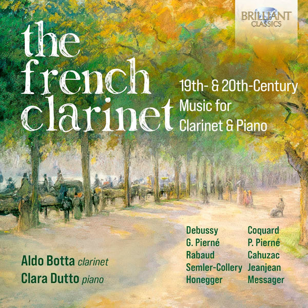 Aldo Botta / Clara Dutto - The french clarinet (CD) - Discords.nl