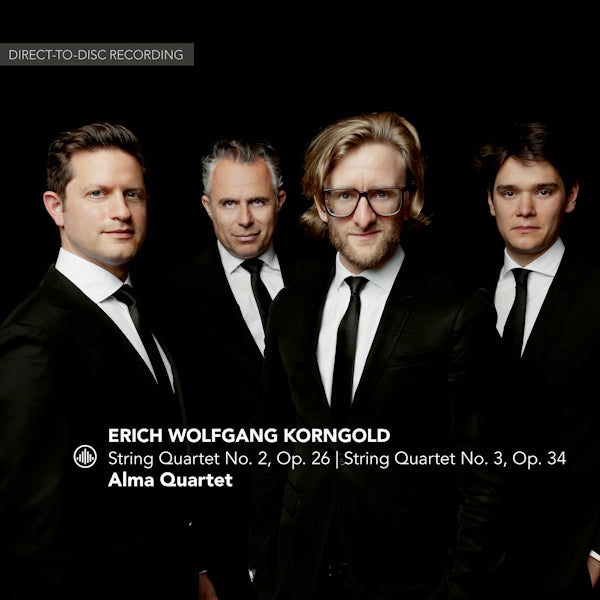Alma Quartet - Korngold: string quartet no. 2, op. 26 / string quartet no. 3, op. 34 (CD) - Discords.nl