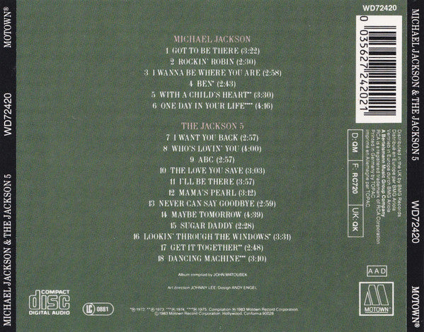 Michael Jackson And Jackson 5, The - 18 Greatest Hits (CD Tweedehands) - Discords.nl