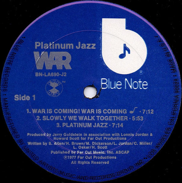 War - Platinum Jazz (LP Tweedehands)