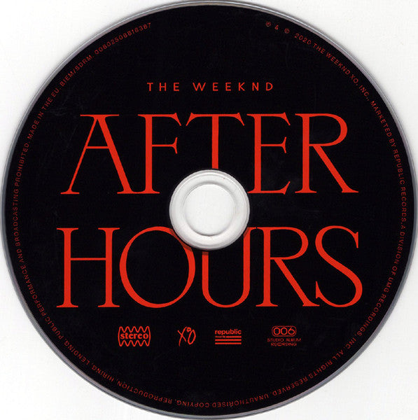 Weeknd, The - After Hours (CD) - Discords.nl