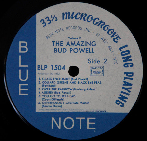 Bud Powell - The Amazing Bud Powell, Volume 2 (LP Tweedehands) - Discords.nl