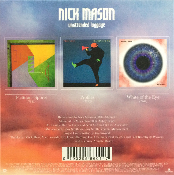 Nick Mason - Unattended Luggage (CD) - Discords.nl