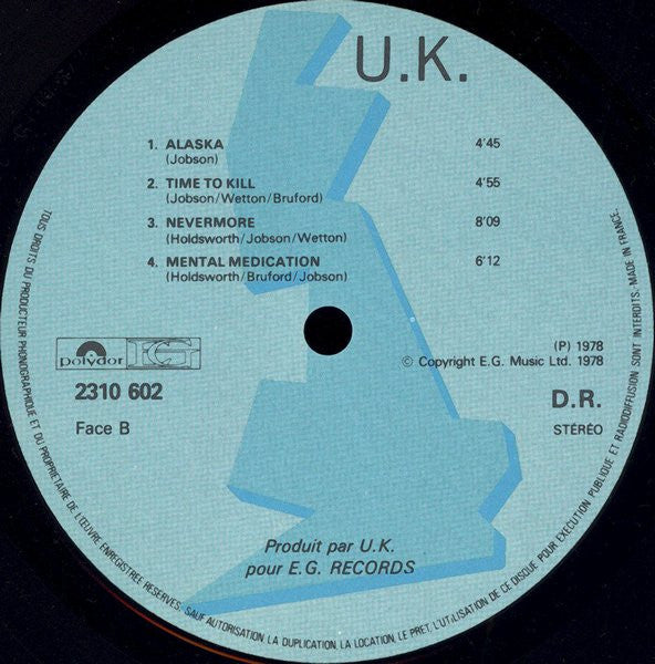 UK - U.K. (LP Tweedehands)