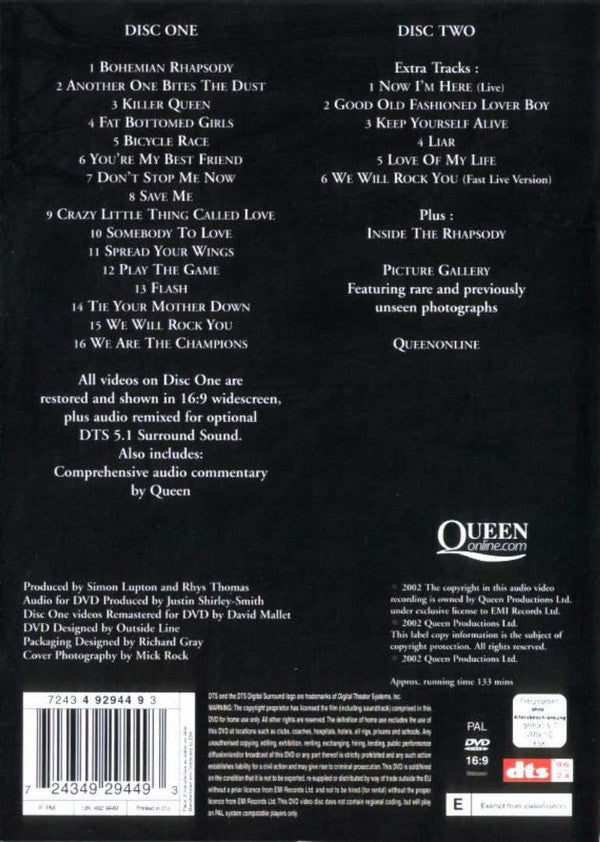 Queen - Greatest Video Hits 1 (DVD Tweedehands)