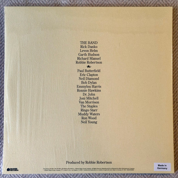 The Band - The Last waltz (LP) - Discords.nl