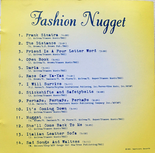 Cake - Fashion Nugget (CD Tweedehands)