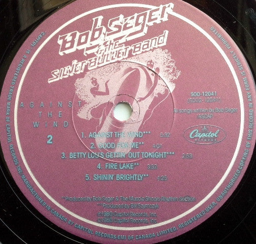Bob Seger And The Silver Bullet Band - Against The Wind (LP Tweedehands)