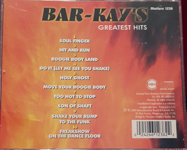 Bar-Kays - Greatest Hits - Too Hot To Stop (CD)